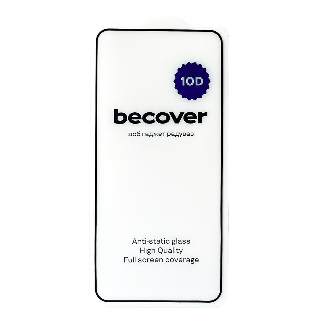 Захисне скло BeCover для Samsung Galaxy S24 FE SM-S721 10D Black (712486)