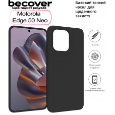 Чохол-накладка BeCover для Motorola Edge 50 Neo Black (712744) Чохол-накладка BeCover для Motorola Edge 50 Neo Black (712744)