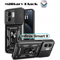 Чохол-накладка BeCover Military для Infinix Smart 9 (X6532) Black (713049) Чохол-накладка BeCover Military для Infinix Smart 9 (X6532) Black (713049)