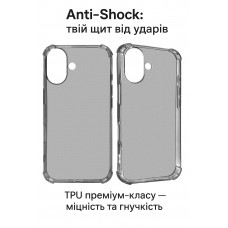 Чохол-накладка BeCover Anti-Shock для Apple iPhone 17 Grey (713794) Чохол-накладка BeCover Anti-Shock для Apple iPhone 17 Grey (713794)