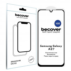 Захисне скло BeCover для Samsung Galaxy А27 SM-A276 10D Black (714915)
