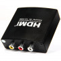 Конвертер PowerPlant (CA911479) HDCAV01 AV (3xRCA) - HDMI, чорний