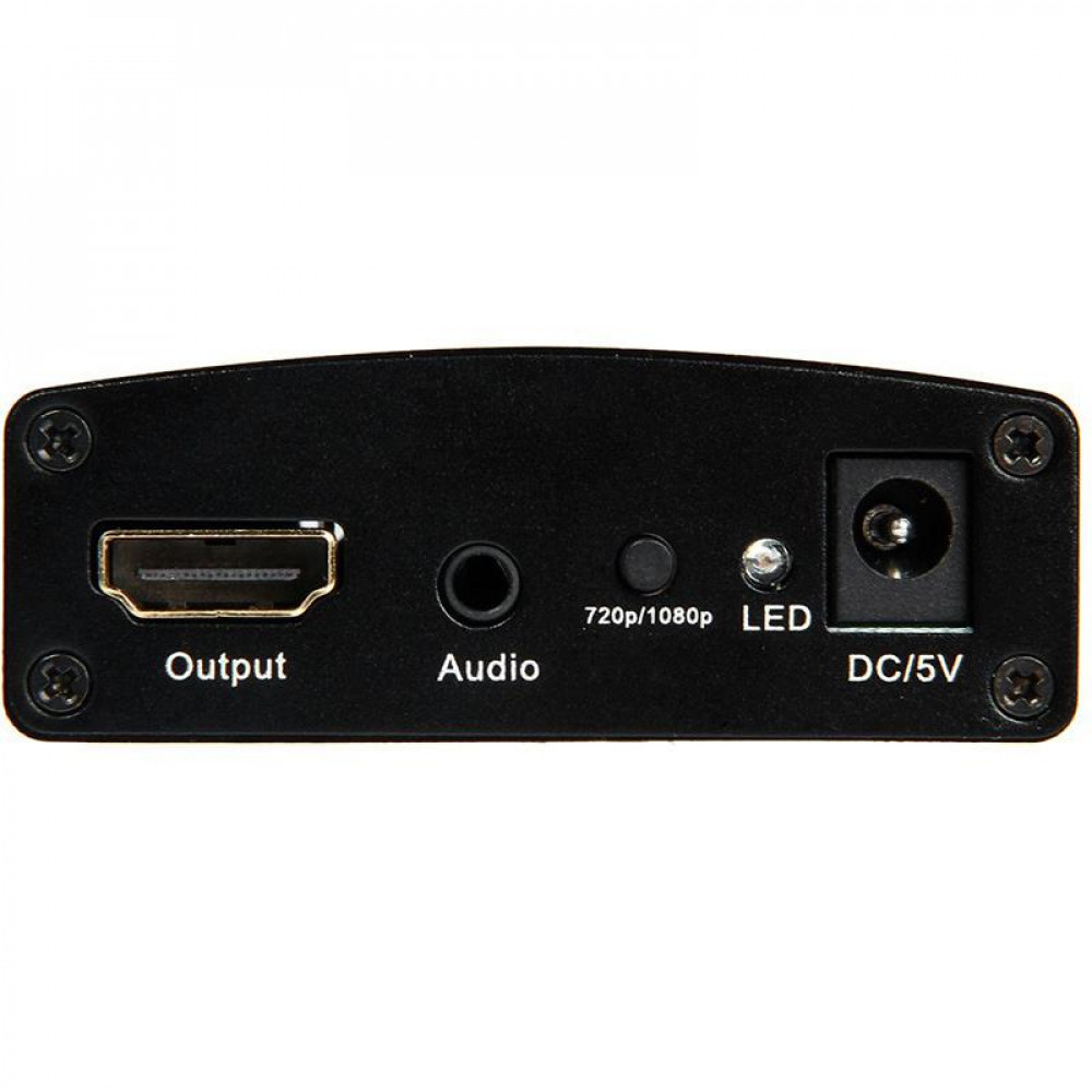 Конвертер PowerPlant (CA911479) HDCAV01 AV (3xRCA) - HDMI, чорний