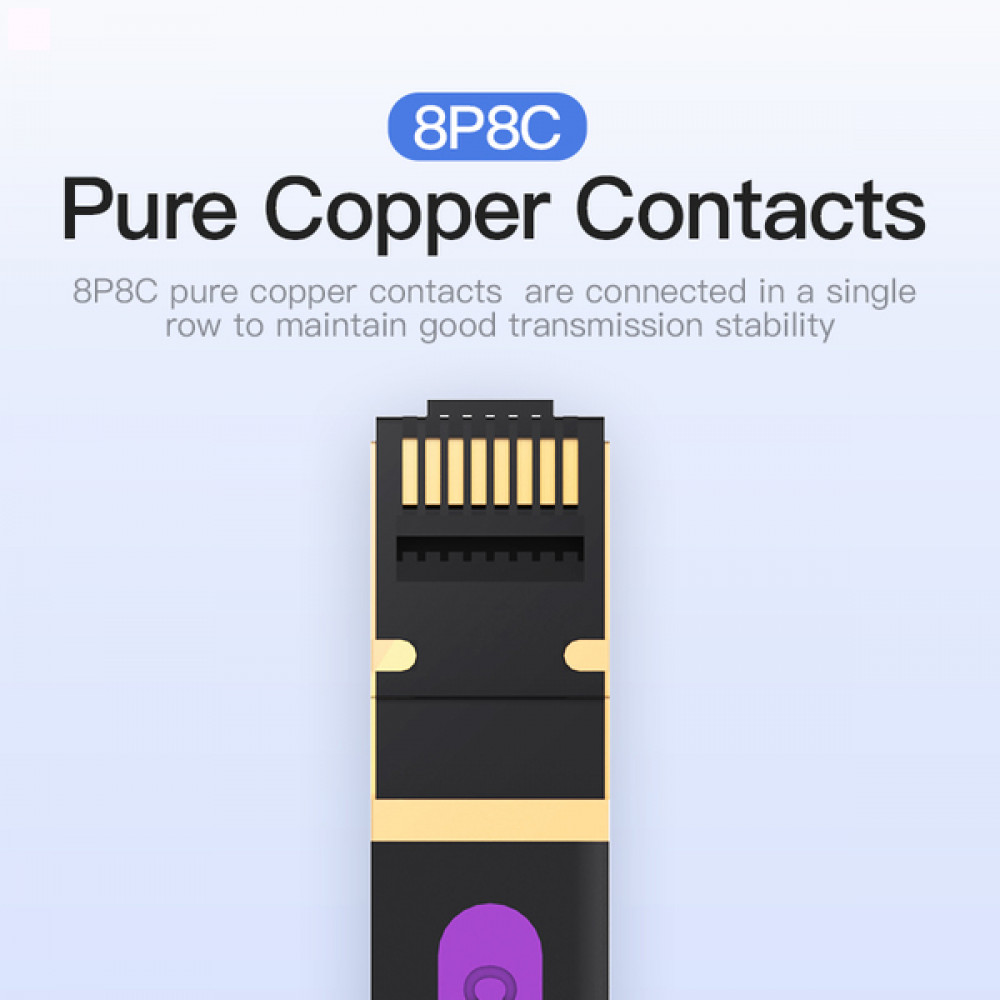 Патч-корд Vention CAT7 SSTP Ethernet, 5 m, Black (ICABJ)