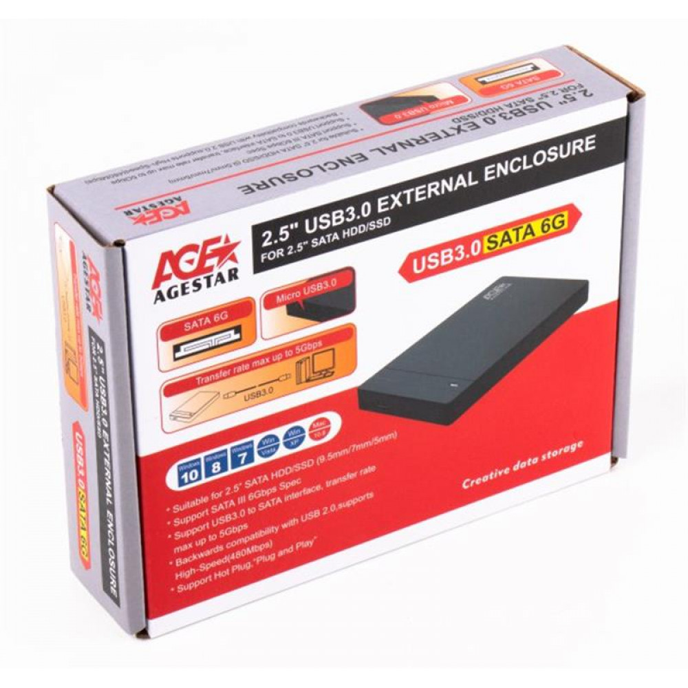 Зовнішній карман USB3.0 для HDD SATA 2.5