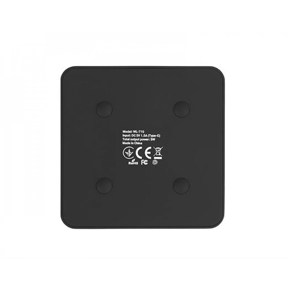Бездротовий зарядний пристрій REAL-EL WL-710 1.5A 5W Black