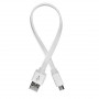 Кабель ColorWay USB - micro USB (M/M), 0.25 м, White (CW-CBUM-MUM25W) Кабель ColorWay USB - micro USB (M/M), 0.25 м, White (CW-CBUM-MUM25W)