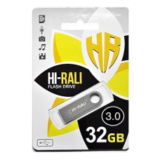 Флеш-накопичувач USB3.0 32GB Hi-Rali Shuttle Series Silver (HI-32GB3SHSL) Флеш-накопичувач USB3.0 32GB Hi-Rali Shuttle Series Silver (HI-32GB3SHSL)