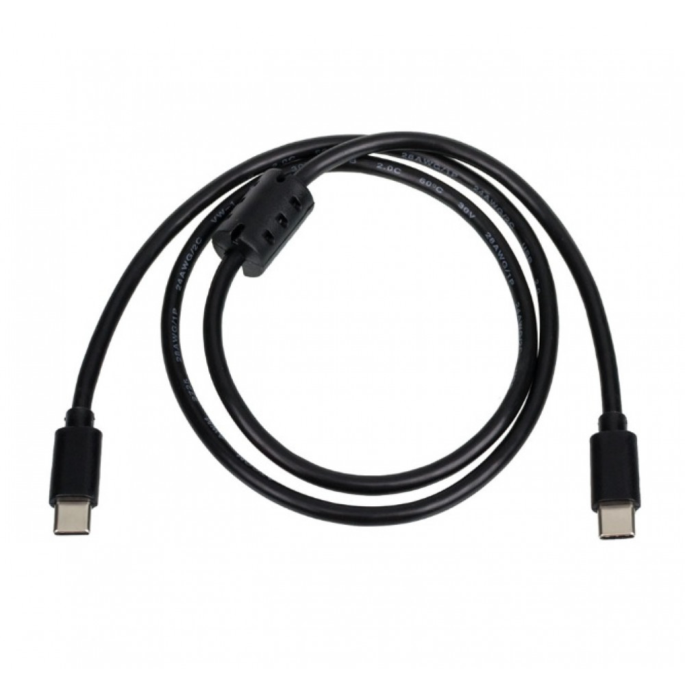 Кабель Atcom (12113) Type-C/Type-C, 0.8м, чорний