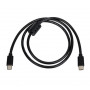 Кабель Atcom (12113) Type-C/Type-C, 0.8м, чорний Кабель Atcom (12113) Type-C/Type-C, 0.8м, чорний