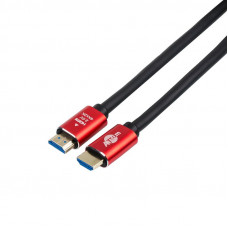 Кабель Atcom HDMI - HDMI V 2.0 (M/M), 3 м, Black/Red (24943)