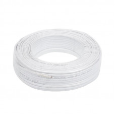 Кабель телефонний Atcom 100 м. CCS, 26AWG, 4 жили, білий