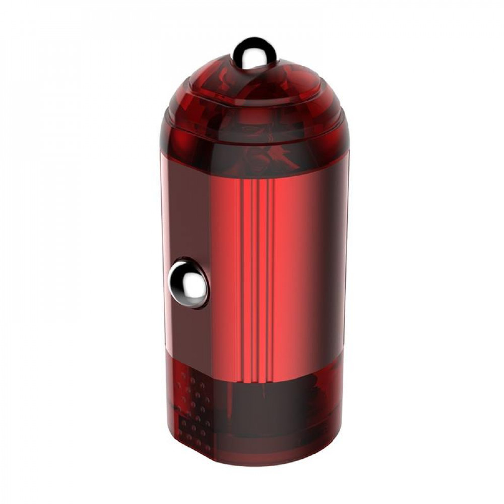 Автомобільний зарядний пристрій ColorWay (1USBх3А) QC3.0 Red (CW-CHA012Q-RD)