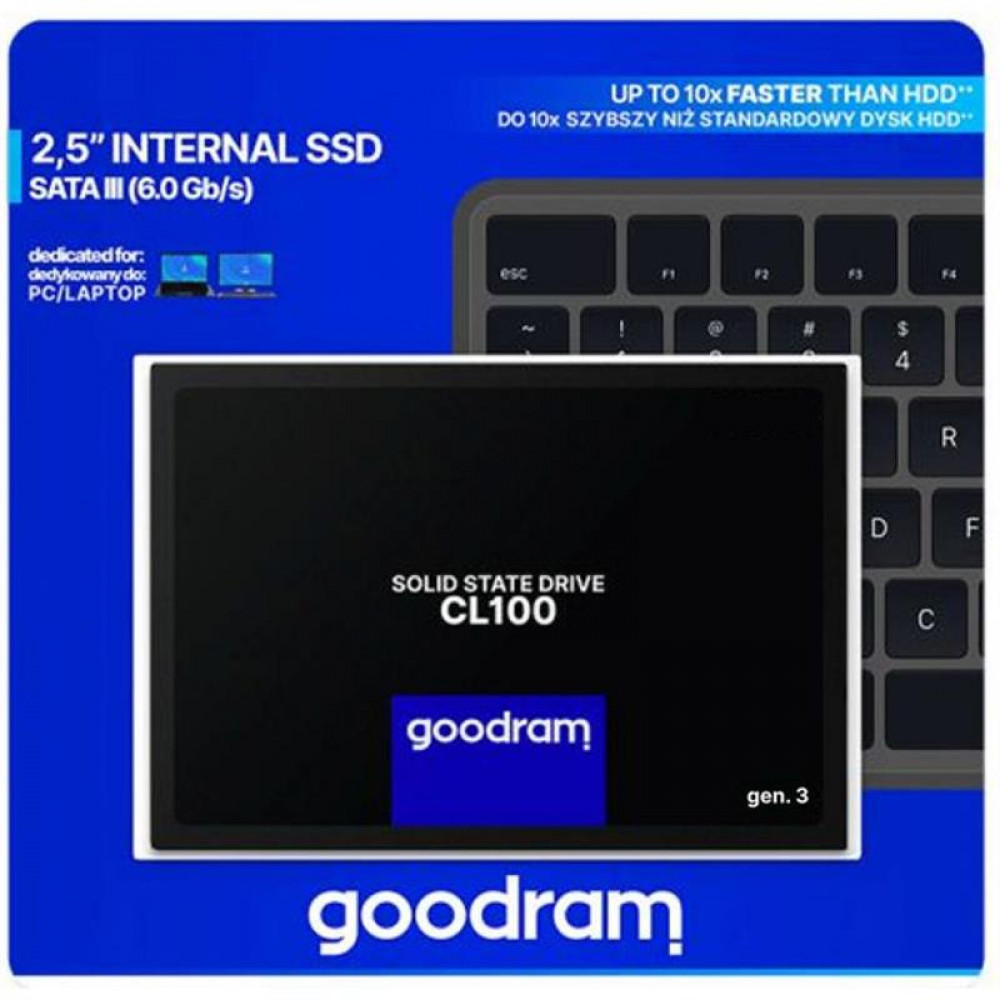 Накопичувач SSD  480GB Goodram CL100 GEN.3 2.5