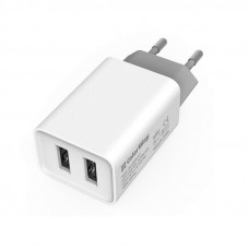 Мережевий зарядний пристрій ColorWay AutoID (2USBx2.1A) White (CW-CHS015-WT) Мережевий зарядний пристрій ColorWay AutoID (2USBx2.1A) White (CW-CHS015-WT)