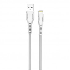 Кабель ColorWay USB - Lightning (M/M), line-drawing, 2.4 А, 1 м, White (CW-CBUL027-WH)