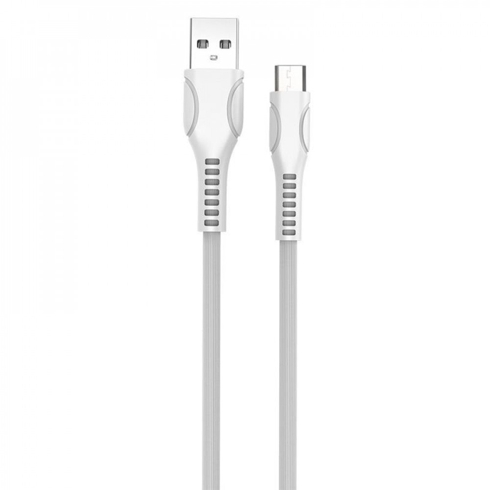 Кабель ColorWay USB - micro USB (M/M), Line-Drawing, 2.4 А, 1 м, White (CW-CBUM028-WH)
