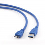 Кабель Gembird USB - microUSB Type-B (M/M), 1.8 м, синій (CCP-mUSB3-AMBM-6) Кабель Gembird USB - microUSB Type-B (M/M), 1.8 м, синій (CCP-mUSB3-AMBM-6)