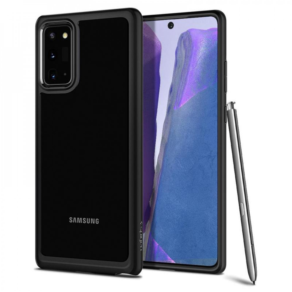 Чохол-накладка Spigen Ultra Hybrid для Samsung Galaxy Note20 SM-N980 Matte Black (ACS01420)
