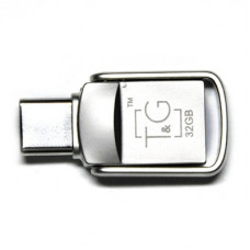 Флеш-накопичувач USB3.0 32GB Type-C T&G 104 Metal Series Silver (TG104TC-32G3)