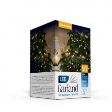 Світлодіодна гірлянда ColorWay (CW-G-50L5V) 50LED, 5м, 8 функцій Світлодіодна гірлянда ColorWay (CW-G-50L5V) 50LED, 5м, 8 функцій
