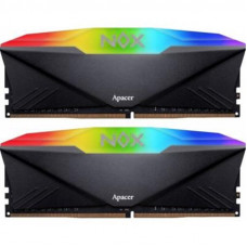 Модуль пам`ятi DDR4 2x8GB/3200 Apacer NOX RGB Black (AH4U16G32C28YNBAA-2)
