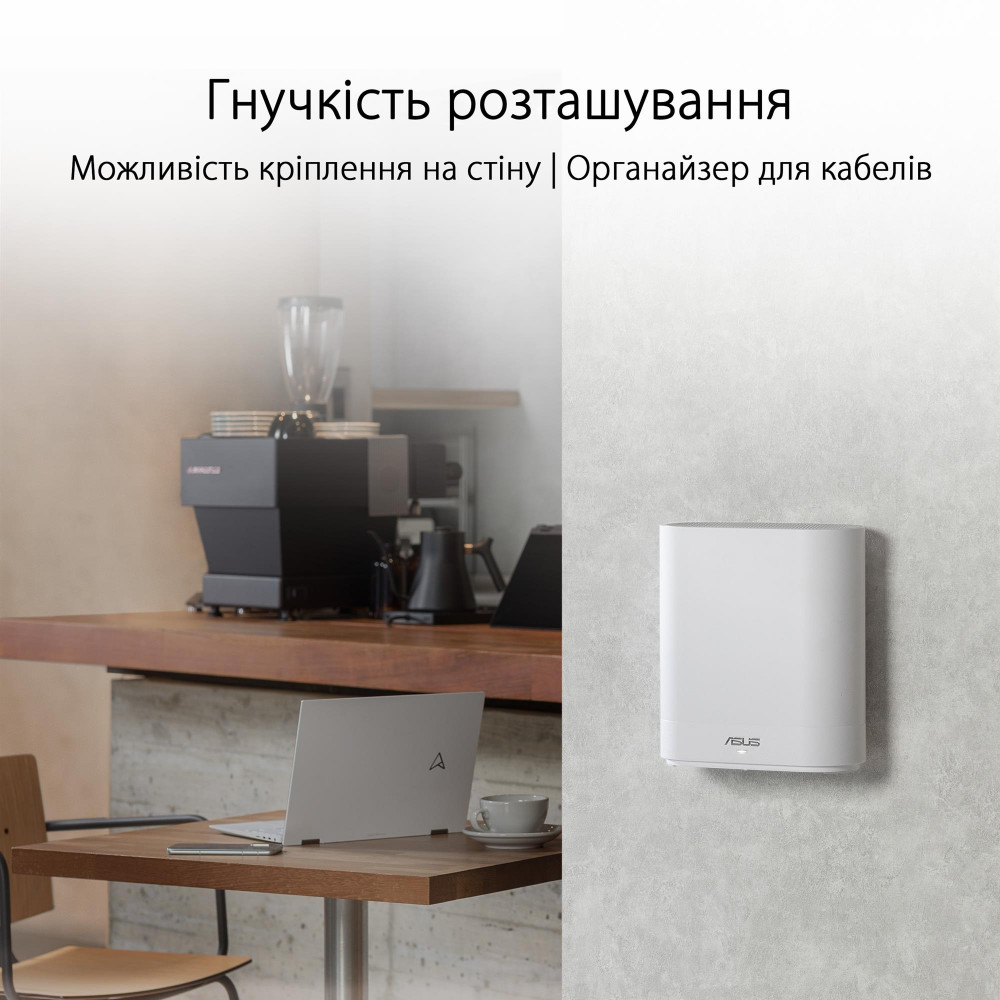 Wi-Fi Mesh-система Asus ExpertWiFi EBM68 2pk White (90IG07V0-MO3A40)