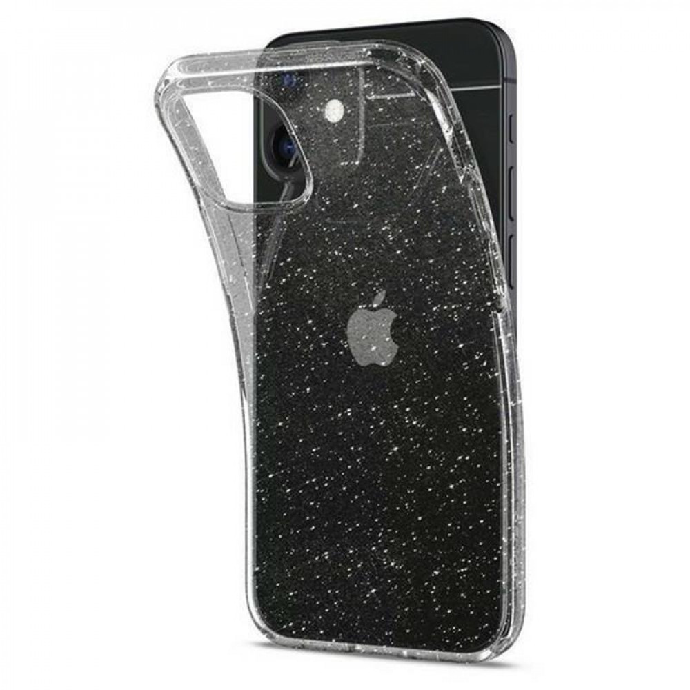 Чохол-накладка Spigen Liquid Crystal Glitter для Apple iPhone 12 Mini Crystal Quartz (ACS01741)