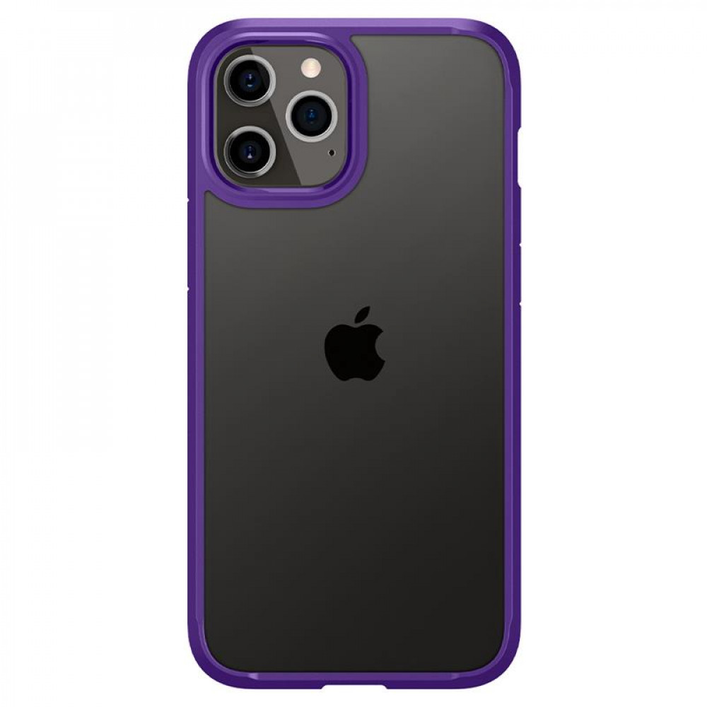 Чохол-накладка Spigen Crystal Hybrid для Apple iPhone 12 Pro Max Hydrangea Purple (ACS01478)