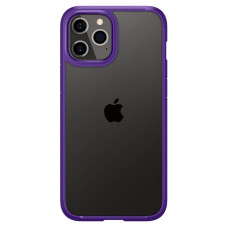 Чохол-накладка Spigen Crystal Hybrid для Apple iPhone 12 Pro Max Hydrangea Purple (ACS01478)