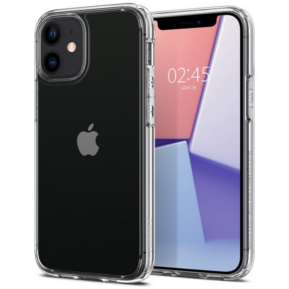 Чохол-накладка Spigen Crystal Hybrid для Apple iPhone 12 Mini Crystal Clear (ACS01542)