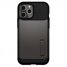 Чохол-накладка Spigen Slim Armor для Apple iPhone 12 Pro Max Gunmetal (ACS01480)