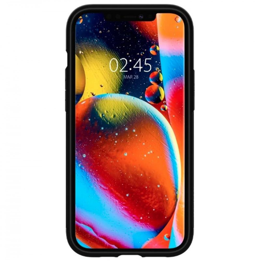 Чохол-накладка Spigen Slim Armor для Apple iPhone 12 Pro Max Black (ACS01479)