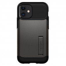 Чохол-накладка Spigen Slim Armor для Apple iPhone 12 Mini Gunmetal (ACS01546)