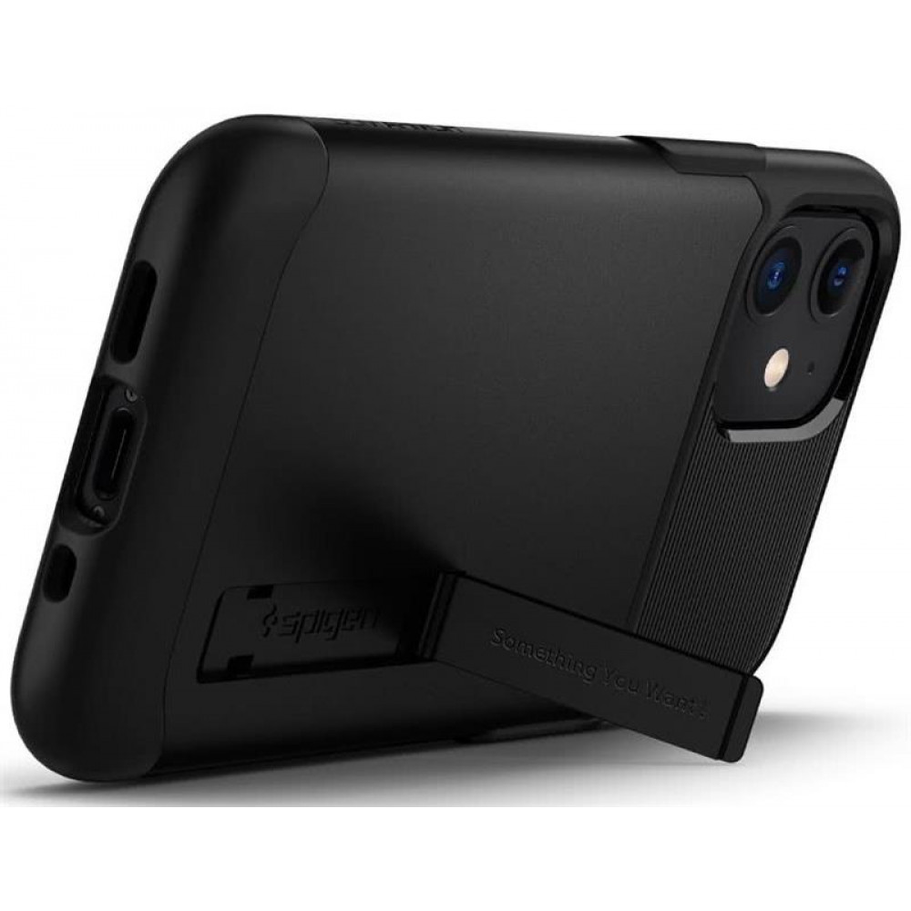 Чохол-накладка Spigen Slim Armor для Apple iPhone 12 Mini Black (ACS01545)
