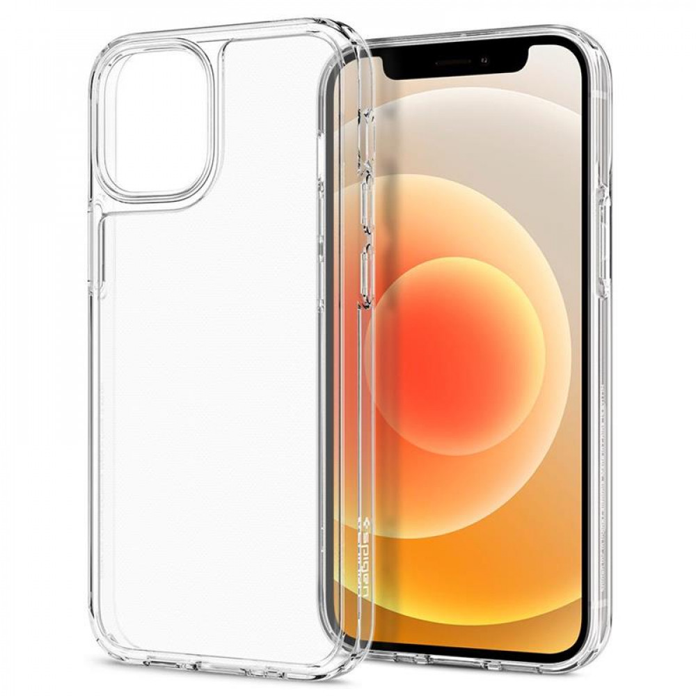 Чохол-накладка Spigen Quartz Hybrid для Apple iPhone 12 Mini Crystal Clear (ACS01748)
