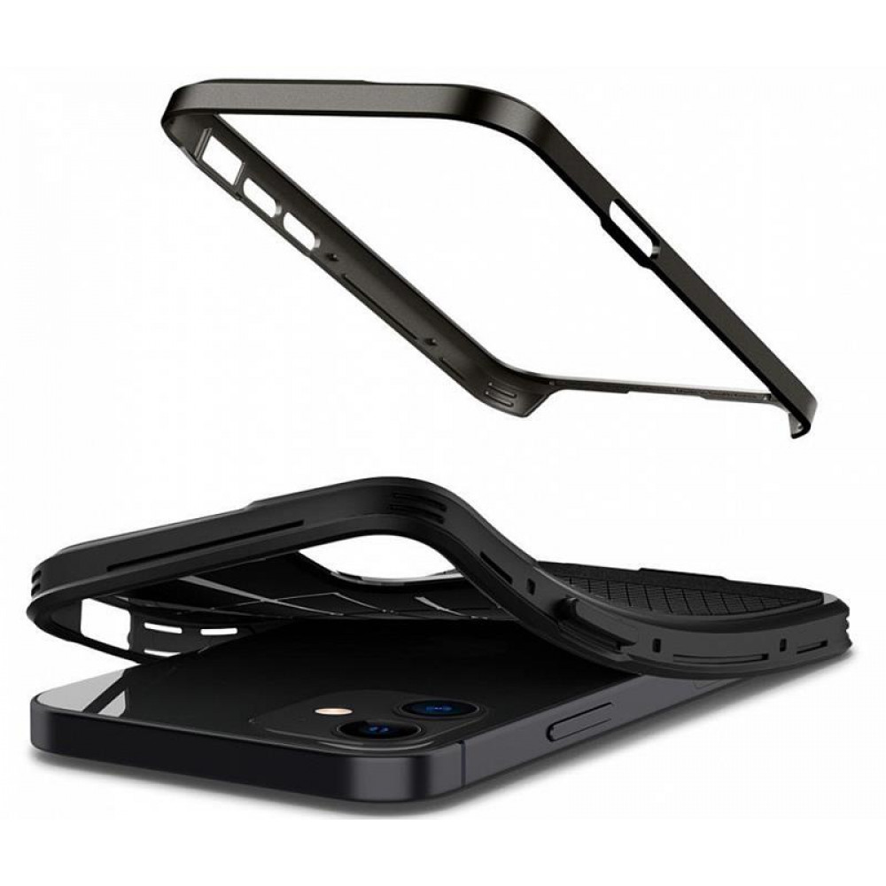 Чохол-накладка Spigen Neo Hybrid для Apple iPhone 12 Mini Gunmetal (ACS01754)