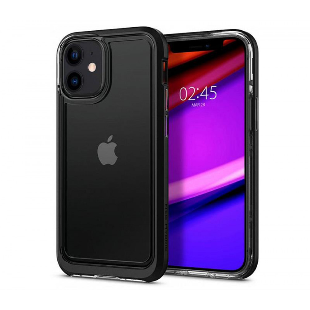 Чохол-накладка Spigen Neo Hybrid для Apple iPhone 12 Mini Crystal Black (ACS01749)
