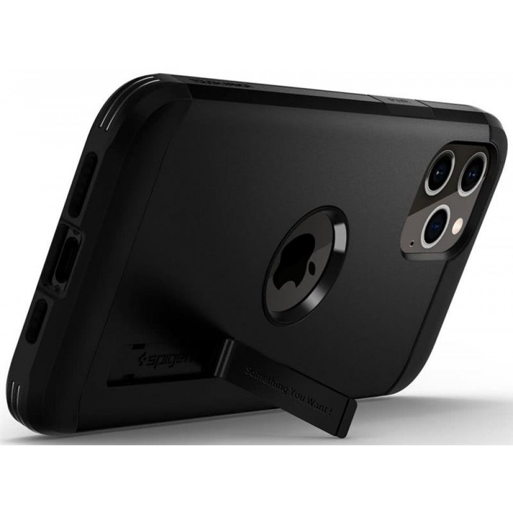 Чохол-накладка Spigen Tough Armor для Apple iPhone 12 Pro Max Black (ACS01626)