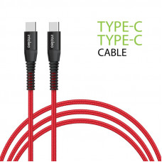 Кабель Intaleo CBRNYTT1 USB Type-C - USB Type-C (M/M), 1.2 м, красный (1283126504112) Кабель Intaleo CBRNYTT1 USB Type-C - USB Type-C (M/M), 1.2 м, красный (1283126504112)