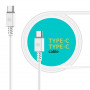 Кабель Piko CB-TT11 USB Type-C-USB Type-C (M/M) 1.2 м White (1283126504020)