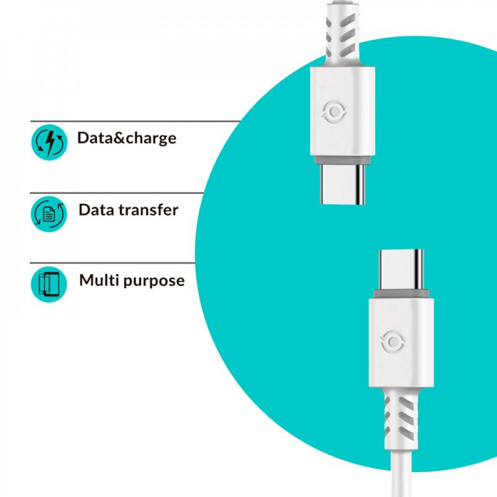 Кабель Piko CB-TT11 USB Type-C-USB Type-C (M/M) 1.2 м White (1283126504020)
