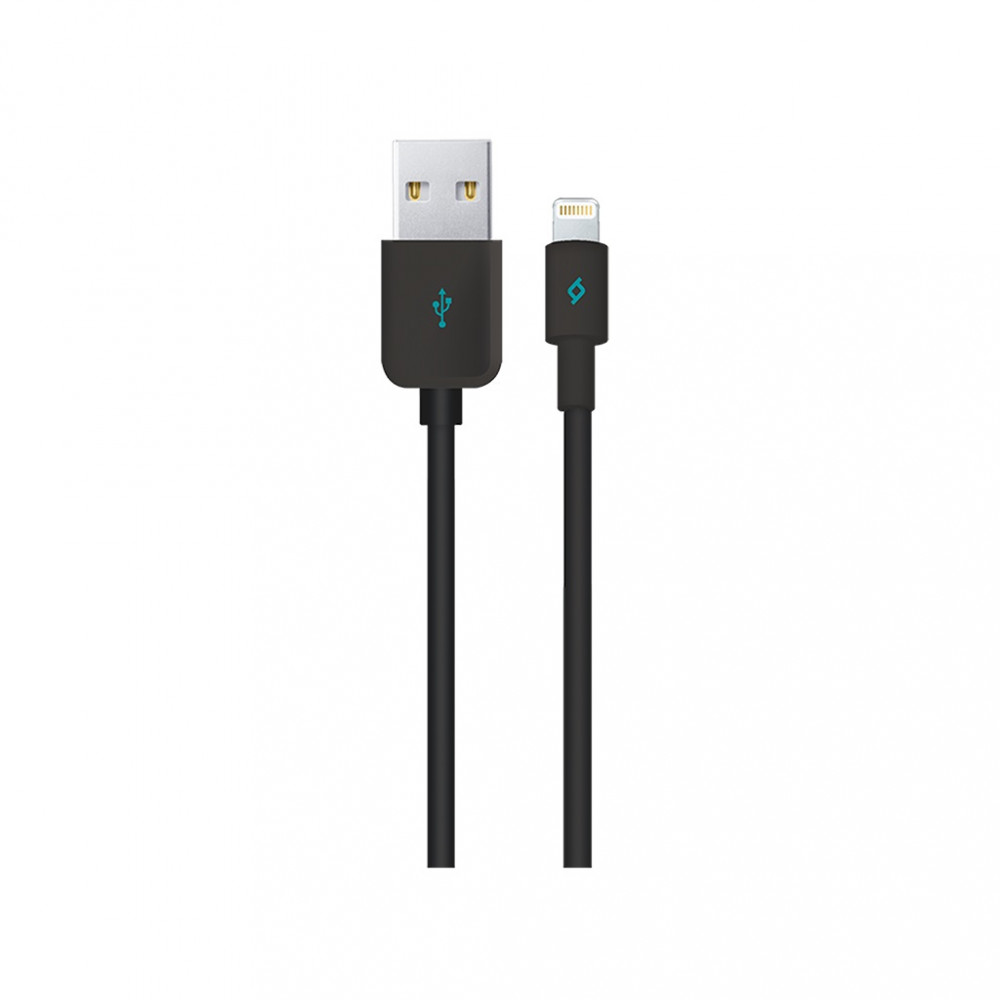 Кабель Ttec USB - Lightning (M/M), 1.2 м, Black (2DKM01S)