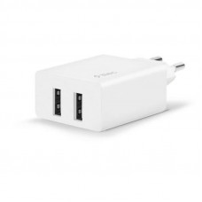 Мережевий зарядний пристрій Ttec SmartCharger DUO 2хUSB 2.4А/12Вт White (2SCS21B) Мережевий зарядний пристрій Ttec SmartCharger DUO 2хUSB 2.4А/12Вт White (2SCS21B)