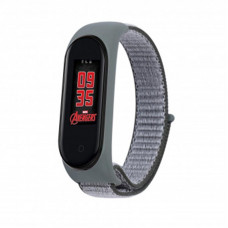 Ремінець BeCover Nylon Style для Xiaomi Mi Smart Band 5/Mi Smart Band 6 Gray/Black (705423) Ремінець BeCover Nylon Style для Xiaomi Mi Smart Band 5/Mi Smart Band 6 Gray/Black (705423)