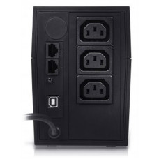Джерело безперебійного живлення Powercom RPT-600AP, 3 x IEC, USB (00210195)