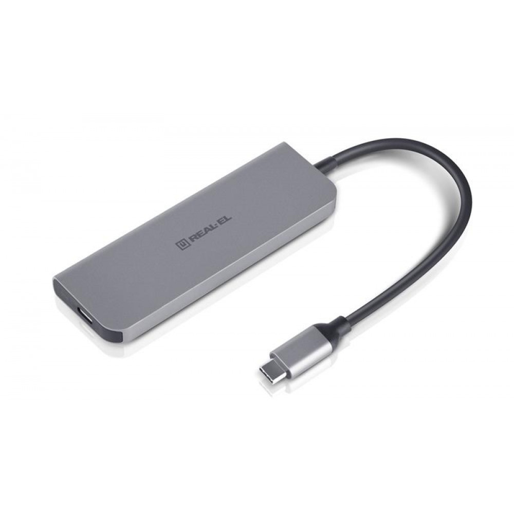 USB-хаб REAL-EL CQ-700 4 ports