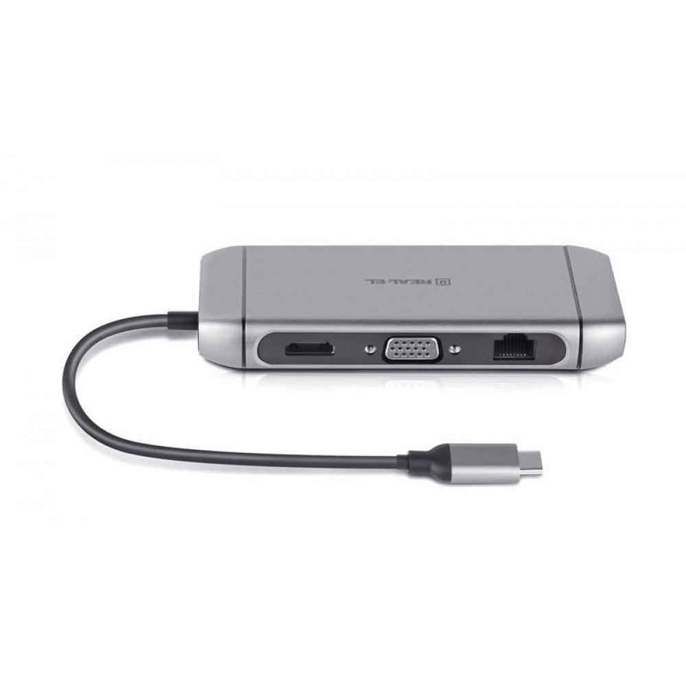 USB-хаб REAL-EL CQ-900 3 ports