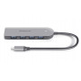 USB-хаб REAL-EL CQ-415 USB Type-C 4-в-1