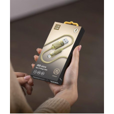 Кабель Luxe Cube Premium USB - micro USB (M/M), 1 м, золотистий (8889986489885)